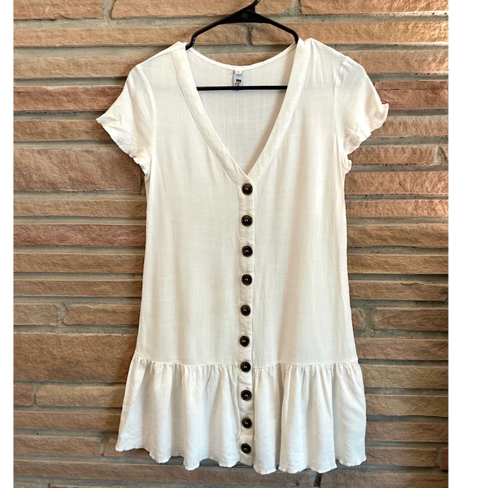 Everkaki White Mini Dress
